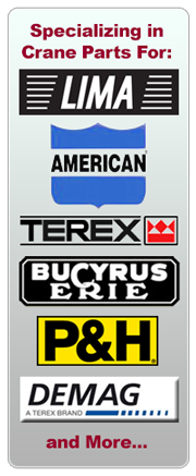 Jefferson Machine supports Lima, American, Terex, Bucyrus-Erie, P and H, Demag and more